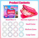 Shining Diamond Bling Bling Hair Gem Stamper and Refill Set MT-32