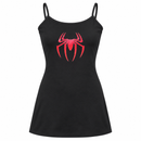 Women’s Black Red-Spider Graphic Cami Mini Dress SDR 4033 - M