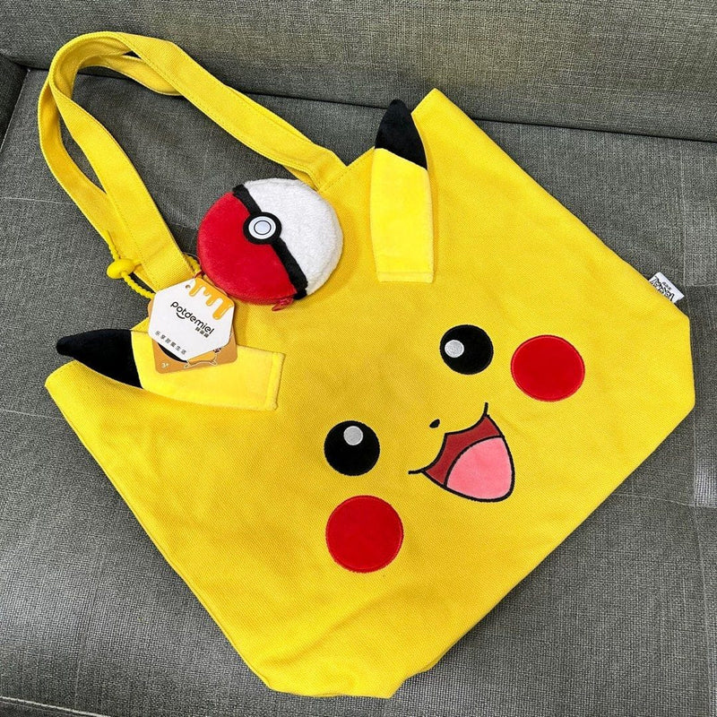 Ladies Kawaii Pokemon Anime Hobby Pikachu Canvas Messenger Bag   S1687091 - TUZZUT Qatar Online Shopping