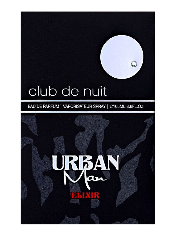 Club De Nuit Urban Man Elixir for Men, edP 105ml by Armaf Club De Nuit Urban Man Elixir for Men, edP 105ml by Armaf