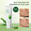 FAZIYAN Aloe Vera Gel Moisturizing Soothing Gel Cream 60g For Sunburn, Dry Skin, Acne, Irritation - TUZZUT Qatar Online Shopping