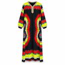Women’s Vibrant Printed Cotton Jalabiya