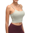 Lemedy Women Padded Sports Bra Fitness Workout Running Shirts Yoga Tank Top   529860 - TUZZUT Qatar Online Shopping