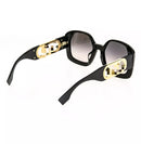 Black Gold Oversized Fashion  Sunglasses S3460710 - TUZZUT Qatar Online Shopping