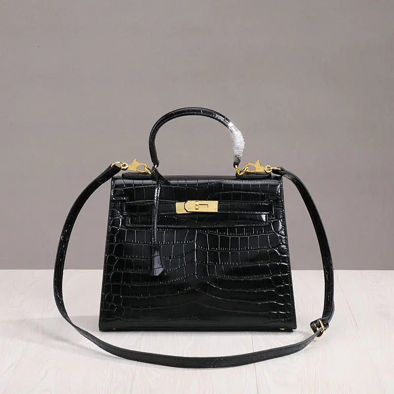 Crocodile Pattern Shoulder Bag L133 - TUZZUT Qatar Online Shopping