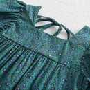 Girls Summer Flying Sleeve Floral Dresses   1547220 - TUZZUT Qatar Online Shopping