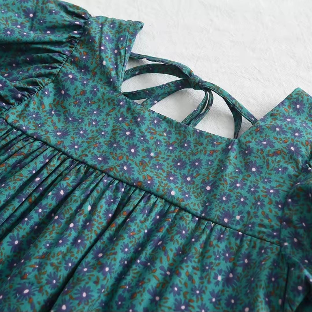 Girls Summer Flying Sleeve Floral Dresses 1547220 Girls Summer Flying Sleeve Floral Dresses 1547220