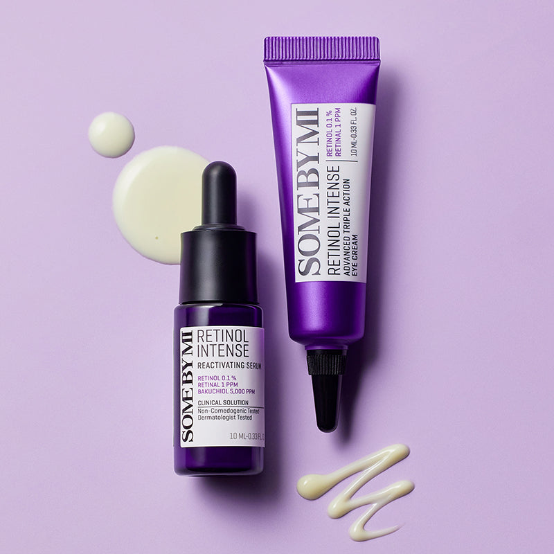 Some By Mi Retinol Intense Trial Kit - (Retinol Intense Serum-10 ml + Retinol Intense Eye Cream-10 ml) Some By Mi Retinol Intense Trial Kit - (Retinol Intense Serum-10 ml + Retinol Intense Eye Cream-10 ml)