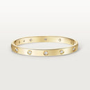 LOVE Bracelet Classic Yellow Gold 10 Diamonds DN2049 - TUZZUT Qatar Online Shopping