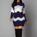 Women's Long Sleeve Bodycon Dress 479515 -  S - TUZZUT Qatar Online Shopping