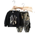 Boys Sweatshirt Set Street-Friendly Two-piece Set 491459 (140cm)