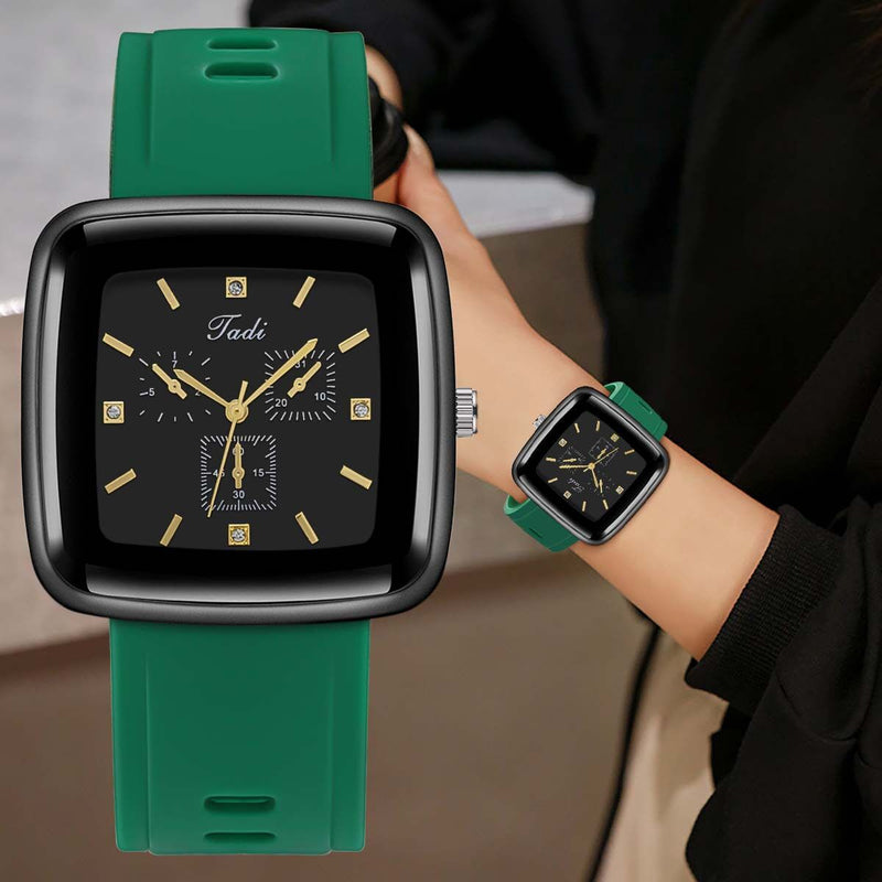 Women's Watch Casual Square Fasion Autumn Winter W45287 - TUZZUT Qatar Online Shopping