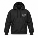 Black Butterfly “Fly Far High” Pullover Hoodie - M