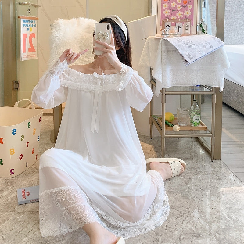Women 's Long Sleeve Sleep Dress M 399050 Women 's Long Sleeve Sleep Dress M 399050