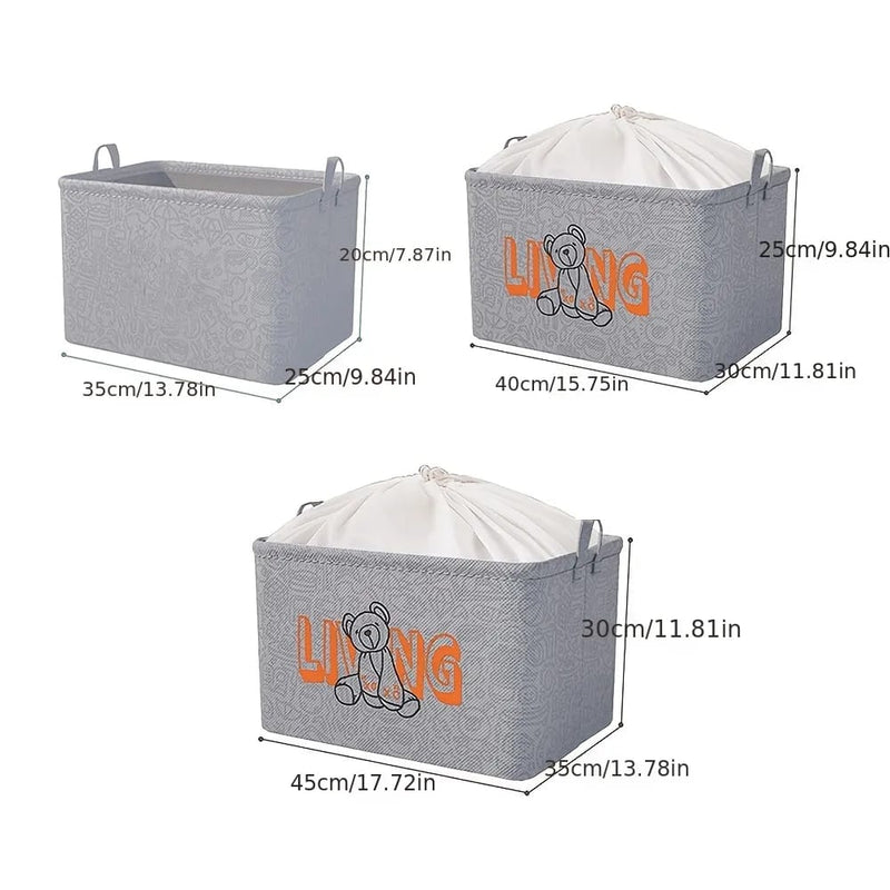 Extra Large Fabric Storage Box for Clothes and Clothing Debris - Large Wardrobe and Drawer Storage Solution - 429450