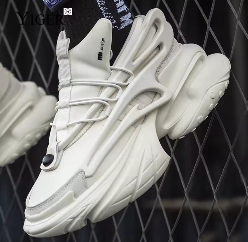 Thick Soled Spaceship Design Sports Shoes HD46 - TUZZUT Qatar Online Shopping