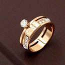 Brand Letter LOVE FOREVER AAA Cubic Zirconia Finger Ring -S4784703 - Tuzzut.com Qatar Online Shopping