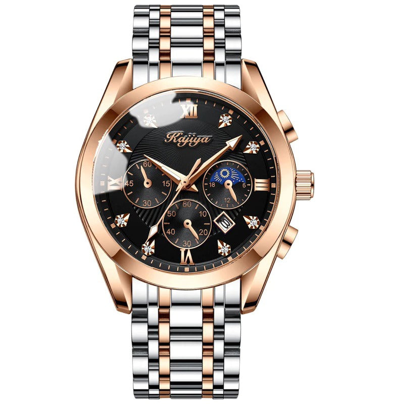 KAJIYA Casual Stainless Steel Watch W7520 - TUZZUT Qatar Online Shopping