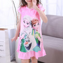 Frozen Elsa Little Girls Princess Dresses Kids Short Sleeve 1599235 - TUZZUT Qatar Online Shopping