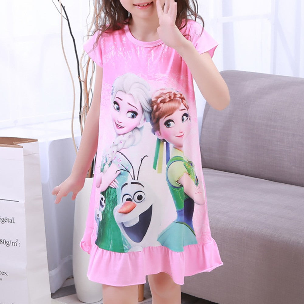 Frozen Elsa Little Girls Princess Dresses Kids Short Sleeve 1599235 Frozen Elsa Little Girls Princess Dresses Kids Short Sleeve 1599235