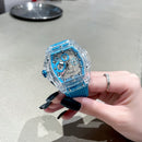 ONOLA Luxury Brand Square Dial Transparent Plastic Watch Men Women - Tuzzut.com Qatar Online Shopping