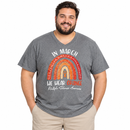 Men’s Grey V-Neck Orange Awareness Graphic T-Shirt TSDR32197 – 2XL