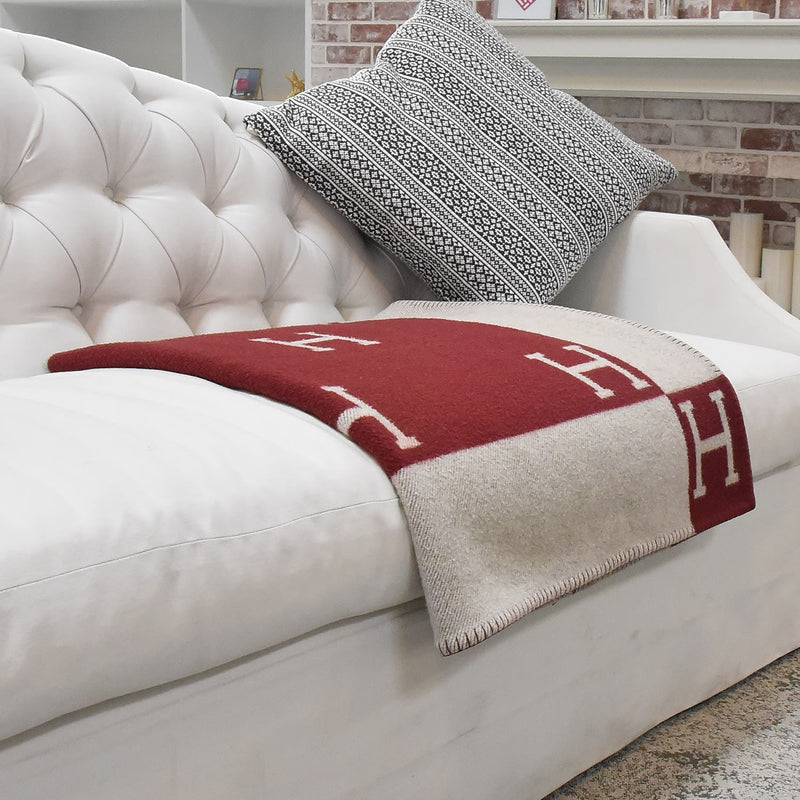 Wool Cashmere Avalon Blanket BL1003 - TUZZUT Qatar Online Shopping