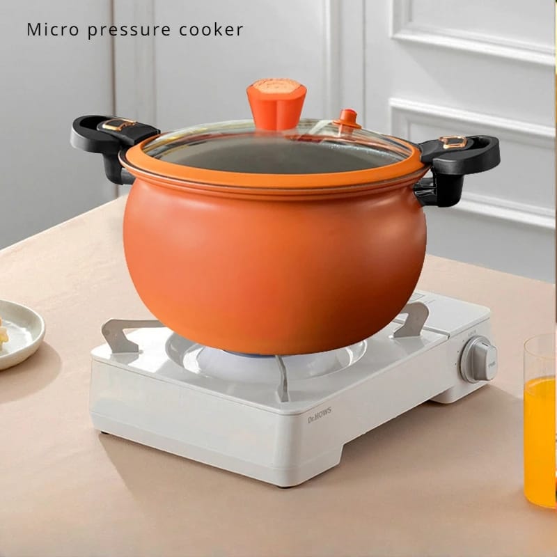 8L Pumpkin pot Multifunctional Plumpy Non-stick Micro Pressure Pot