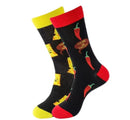 Kid's Design Cheese and Peppers socks Socks   S5120530 - TUZZUT Qatar Online Shopping