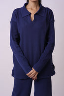 Casual knitted two-piece set 65246 - TUZZUT Qatar Online Shopping