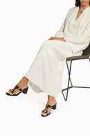 Roman Open Sandal with Pyramid Charms in Leather 7025 - TUZZUT Qatar Online Shopping