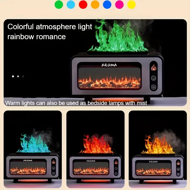 Vintage Fireplace Aroma Diffuser LA-0646 - TUZZUT Qatar Online Shopping