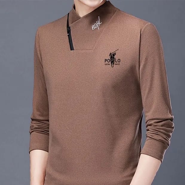 Collar Double Fleece Long Sleeve Sweatshirt XL S4405594 - Tuzzut.com Qatar Online Shopping