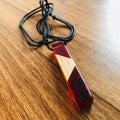 Wooden Resin Pendant With Necklac S 3318701 - Tuzzut.com Qatar Online Shopping