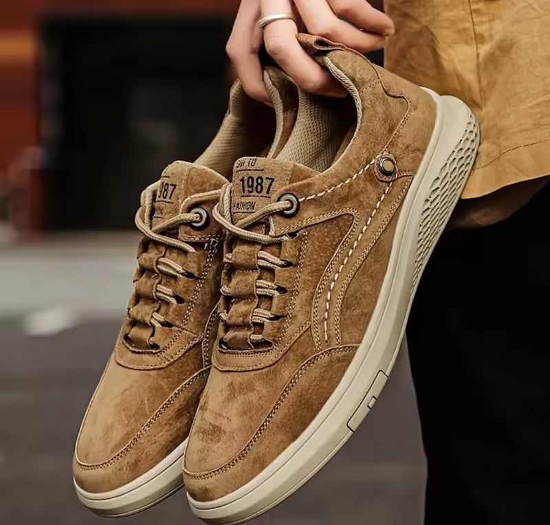 Breathable Autumn Lace up Comfortable Loafers 50890 - TUZZUT Qatar Online Shopping