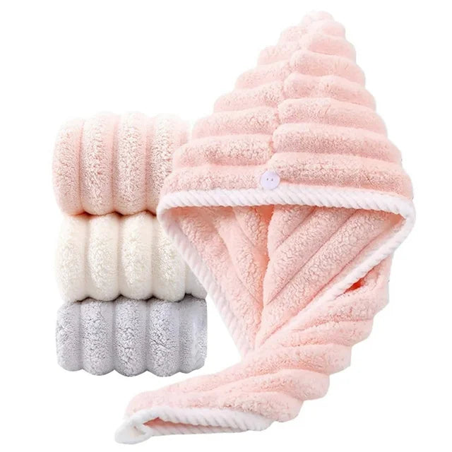 1Pcs Microfiber Quick-dry Hair Towel 160333 - TUZZUT Qatar Online Shopping