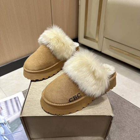 Women's Imitation Fur Slippers 469692 - 39