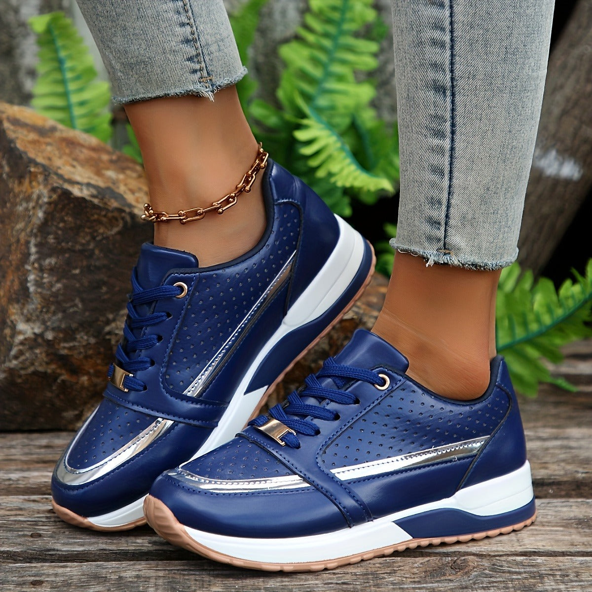 Breathable Thick Soled Casual Sneakers 4001 Breathable Thick Soled Casual Sneakers 4001