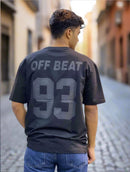 Mens Plain Letter Printed Short Sleeve T-shirt - TUZZUT Qatar Online Shopping