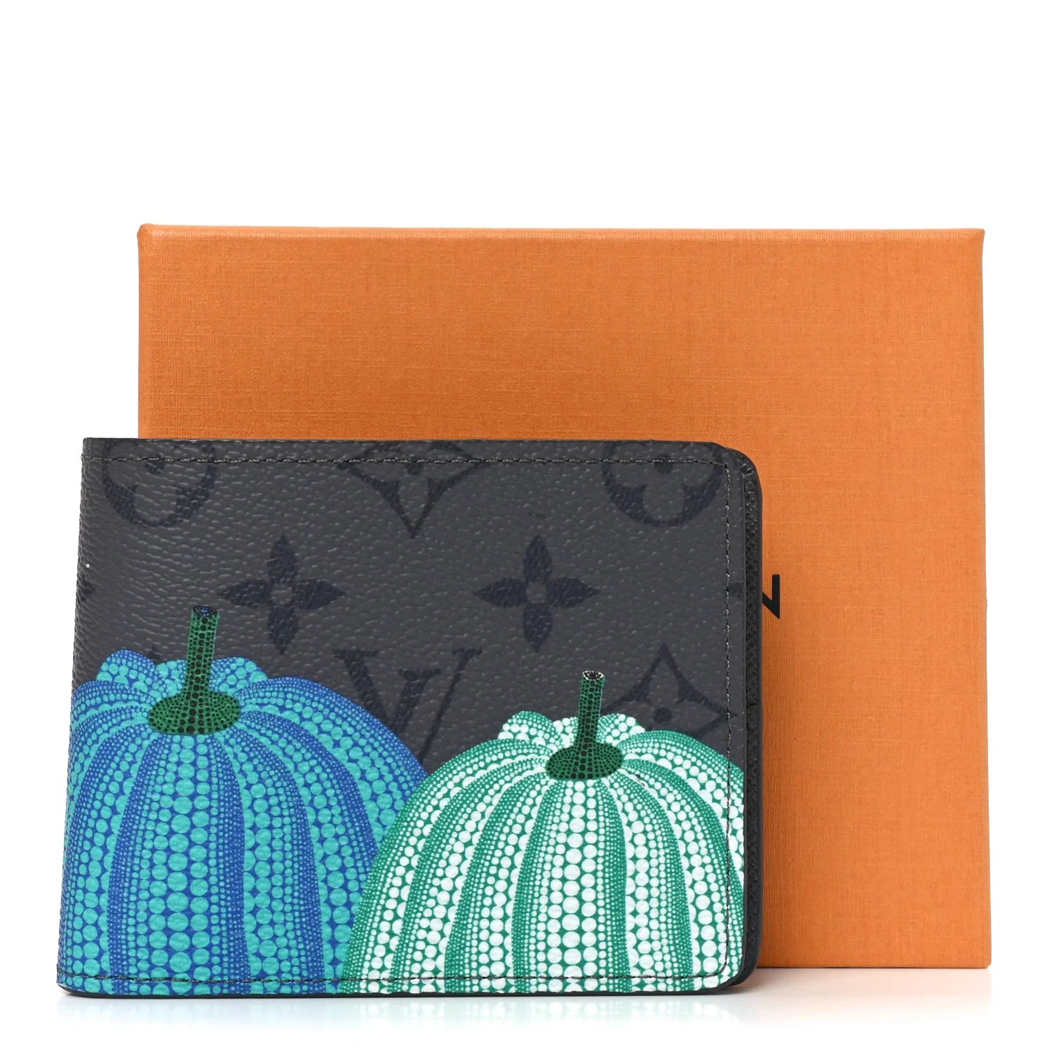 Monogram Eclipse Reverse Pumpkin Slender Wallet Multicolor-21 Monogram Eclipse Reverse Pumpkin Slender Wallet Multicolor-21