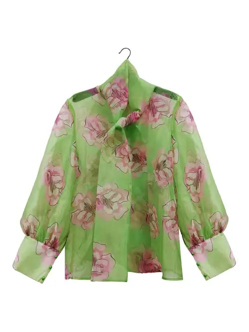 Women's Regular Long Sleeve Shirts 8469 - TUZZUT Qatar Online Shopping