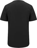 Men Linen Shirt Cotton Stand Neck Button Down Solid Color Muscle Short Sleeve Shirts Summer Holiday Fashion Top    S287136 - TUZZUT Qatar Online Shopping