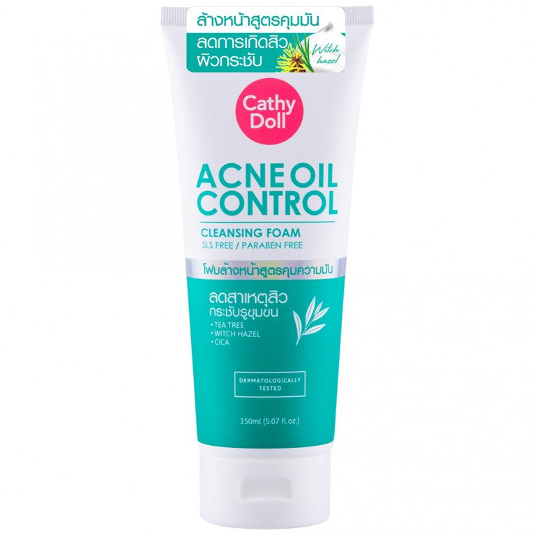 CATHY DOLL ACNE OIL CONTROL CLEANSING FOAM 150ML CATHY DOLL ACNE OIL CONTROL CLEANSING FOAM 150ML