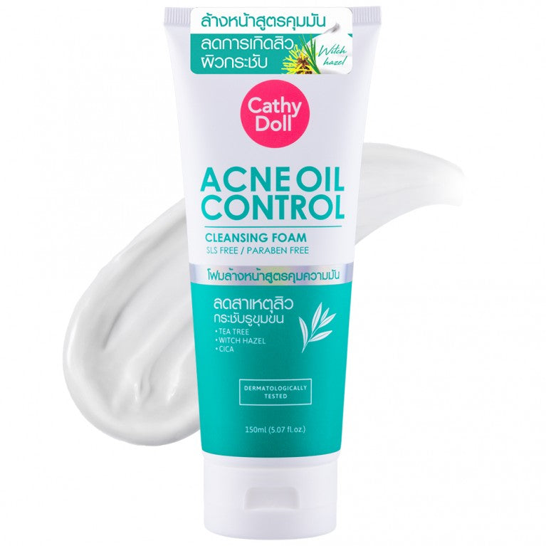 CATHY DOLL ACNE OIL CONTROL CLEANSING FOAM 150ML CATHY DOLL ACNE OIL CONTROL CLEANSING FOAM 150ML