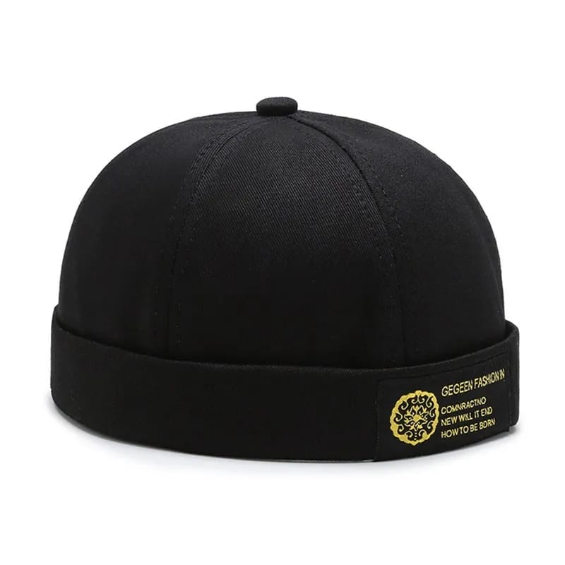 Novelty Fold Skullcap Retro Men Sailor Cap Women Warm Rolled Cuff Bucket Cap S3234951 - Tuzzut.com Qatar Online Shopping