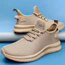 Men Shoes Sneakers Flat Male Casual Shoes Comfortable Men's Footwear Breathable Mesh Sport Zapatillas De Hombre   S130012 - TUZZUT Qatar Online Shopping