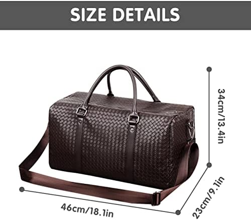 Waterproof Weekender Travel Bags for Women, Overnight Luggage Duffel Tote Bag -  S4802425