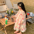 Children's dress summer girls' sleeves children's princess skirt baby skirt 1251445 - TUZZUT Qatar Online Shopping