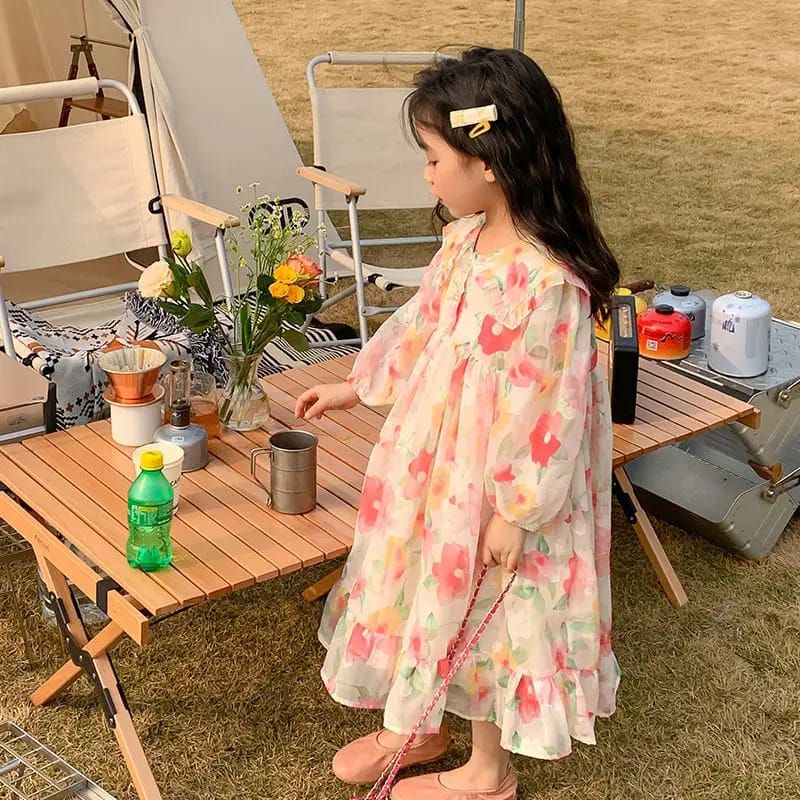 Children's dress summer girls' sleeves children's princess skirt baby skirt 1251445 - TUZZUT Qatar Online Shopping