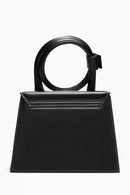 Le Chiquito Noeud Tote Bag in Smooth Cowskin Leather B189 - TUZZUT Qatar Online Shopping